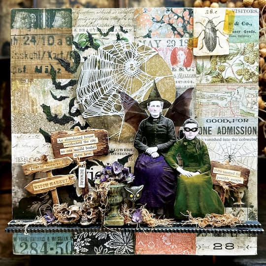 Tim Holtz® Idea-Ology 2.25" x 9" Halloween Collage Paper Strips, 24ct.